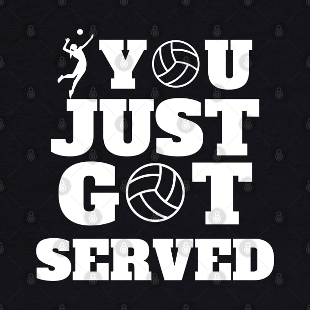 You Just Got Served Volleyball by EACreaTeeve